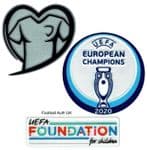 2023-24 Euro 2024 Qualifiers**ITALY EURO 2020 CHAMPIONS**Official Player Issue Size Badge Patch Set