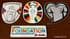 2023-24 Euro 2024 Qualifiers SPAIN 2023 NATIONS LEAGUE WINNER Official Player Issue Badge Patch Set