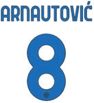 2023-24 Inter Milan Away Shirt ARNAUTOVIC#8 Official Player Issue Size Name Number Set