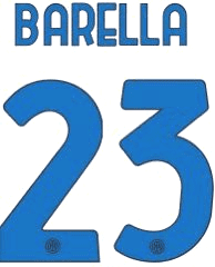 Flocage Officiel Inter Milan Barella 23 – Maillot Away Serie A 2022/23 – Neuf