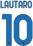 2023-24 Inter Milan Away Shirt LAUTARO#10 Official Player Issue Size Name Number Set