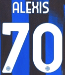 2023-24 Inter Milan Home Shirt ALEXIS#70 Official Player Issue Size Name Number Set