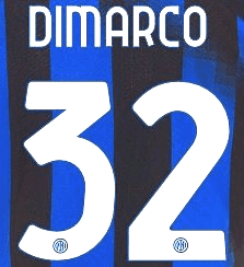 Maillot Match Porté Di Marco - Inter Milan 2023/24 - Extérieur Taille M - Nike