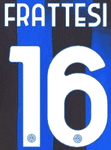 2023-24 Inter Milan Home Shirt FRATTESI#16 Official Player Issue Size Name Number Set