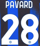 2023-24 Inter Milan Home Shirt PAVARD#28 Official Player Issue Size Name Number Set