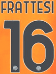 2023-24 Inter Milan Third Shirt FRATTESI#16 Official Player Issue Size Name Number Set