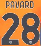 2023-24 Inter Milan Third Shirt PAVARD#28 Official Player Issue Size Name Number Set
