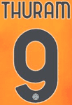 2023-24 Inter Milan Third Shirt THURAM#9 Official Player Issue Size Name Number Set
