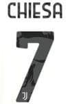 2023-24 Juventus Away Shirt CHIESA#7 Official Player Issue Size Name Number Set