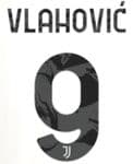2023-24 Juventus Away Shirt VLAHOVIC#9 Official Player Issue Size Name Number Set