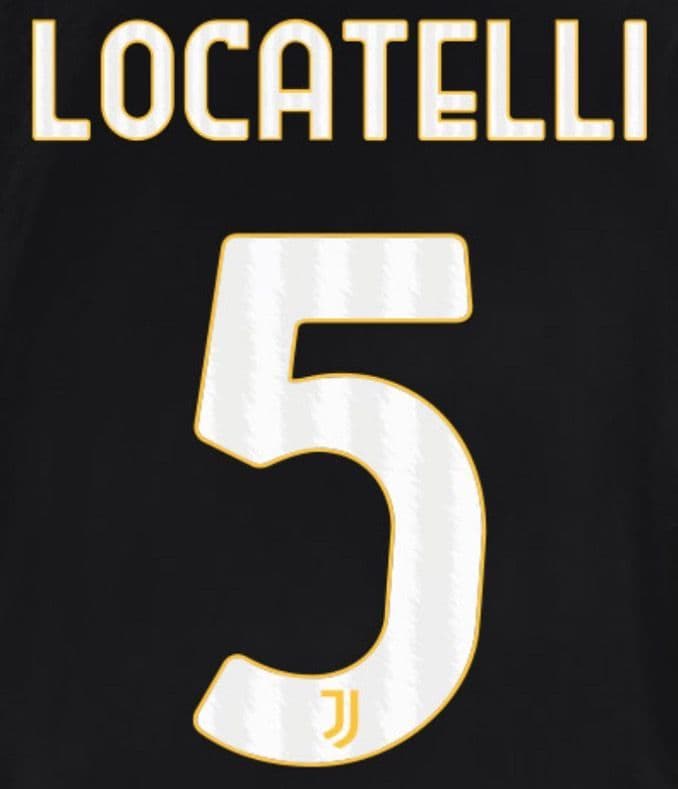 2023-24 Juventus LOCATELLI 5 Home Shirt Official Player Issue Size