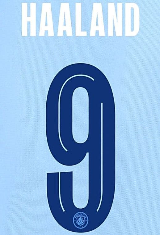 city manchester HAALAND Full Final (UCL #9 Haaland - Shirt Home 2022/23 City Manchester Sサイズ 2023/24 9 応援グッズ