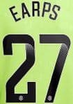 2023-24 Manchester United FA WSL Goalkeeper Shirt EARPS#27 Official Player Issue Name Number Set