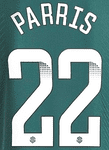 2023-24 Manchester United FA WSL Home/Away Shirt PARRIS#22 Official Player Issue Name Number Set
