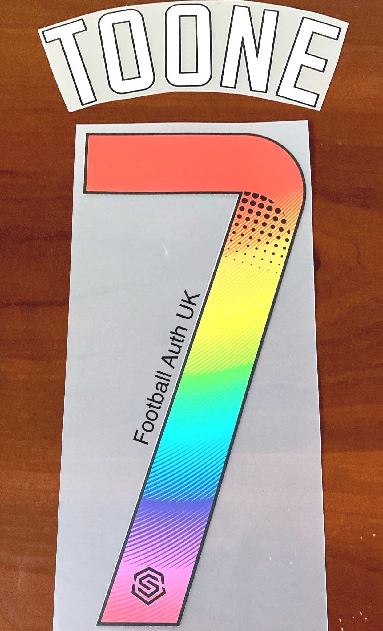 2023-24 Manchester United Rainbow Laces 10 Home Shirt TOONE 7 Official ...