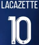 2023-24 Olympique Lyonnais**Lyon**LACAZETTE#10 Third Shirt Official Player Issue Name Number Set