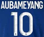 2023-24 Olympique Marseille AUBAMEYANG#10 Away/Third Shirt Official Player Issue Name Number Set
