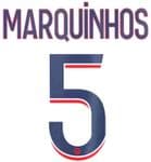 2023-24 PSG Paris LIGUE 1 Away Shirt MARQUINHOS#5 Official Player Issue Size Name Number Set