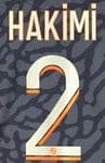 2023-24 PSG Paris LIGUE 1 Third Shirt HAKIMI#2 Official Player Issue Size Name Number Set