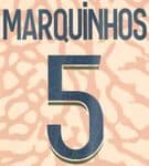 2023-24 PSG Paris MARQUINHOS#5 Jordan X Fourth Shirt Official Player Issue Size Name Number Set