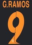 2023-24 PSG**Paris St Germain**UCL Third Shirt G.RAMOS#9 Official Player Issue Size Name Number Set