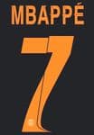 2023-24 PSG**Paris St Germain**UCL Third Shirt MBAPPE#7 Official Player Issue Size Name Number Set
