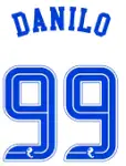 2023-24 Rangers(Glasgow) Away Shirt DANILO#99 Official Player Issue Size Name Number Set