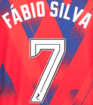 2023-24 Rangers(Glasgow) Home/Third/Fourth Shirt FABIO SILVA#7 Official Player Issue Name Number Set