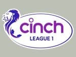 2023-24 Scottish SPFL Cinch League 1 Official Player Issue Size Football Soccer Badge Patch