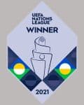 2023-24 UEFA Nations League**FRANCE WINNER 2021**Official Player Issue Size Badge Patch