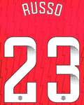 2023-25 Arsenal FA WSL Home/Away/Third Shirt RUSSO#23 Official Player Issue Size Name Number Set