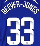 2023-25 Chelsea FA WSL Home/Away/Third Shirt BEEVER-JONES#33 Official Player Issue Name Number Set