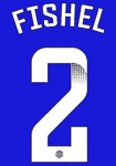 2023-25 Chelsea FA WSL Home/Away/Third Shirt FISHEL#2 Official Player Issue Size Name Number Set