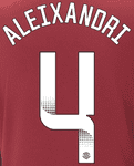 2023-25 Manchester City FA WSL Home/Away/Third Shirt ALEIXANDRI#4 Official Football Name Number Set