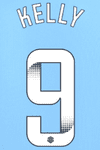 2023-25 Manchester City FA WSL Home/Away/Third Shirt KELLY#9 Official Player Issue Name Number Set