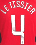 2023-25 Manchester United FA WSL Home/Away Shirt LE TISSIER#4 Official Player Issue Name Number Set