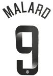 2023-25 Manchester United FA WSL Third Shirt MALARD#9 Official Player Issue Size Name Number Set