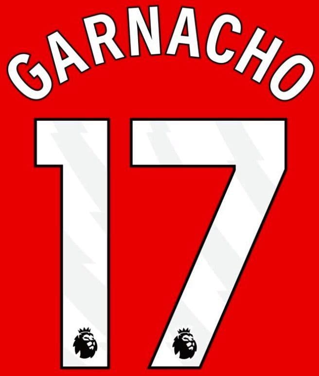 2023-25 Manchester United Home/Away Shirt GARNACHO 17 Official