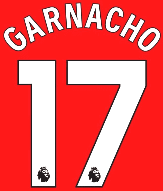 2023-25 Manchester United Home/Away Shirt GARNACHO 17 Official