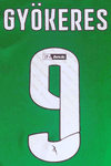 2023-25 Sporting*LIGA BETCLIC*Home/CR7 Third Shirt GYOKERES#9 Official Player Issue Name Number Set