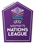 2023-25 UEFA Women's Nations League Official Player Issue Size Football Badge Patch