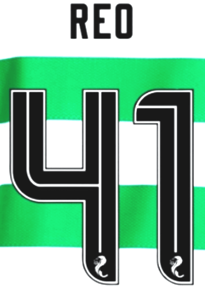 22-23 Celtic FC REO 41番　ホーム　 2XO 2023-26 Celtic Glasgow Home/Away/Third Shirt REO 41 Official