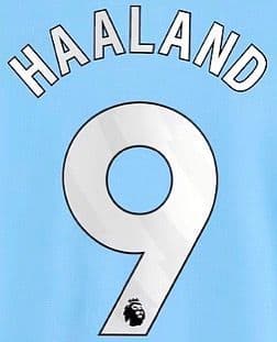 2023-26 Manchester City Home/Away/Third Shirt HAALAND#9 Official Player Issue Size Name Number Set
