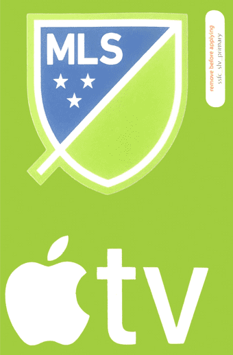 2023-26 Seattle Sounders**MLS & APPLE TV**Home Shirt Official Player Issue Size Badge Patch Logo Set