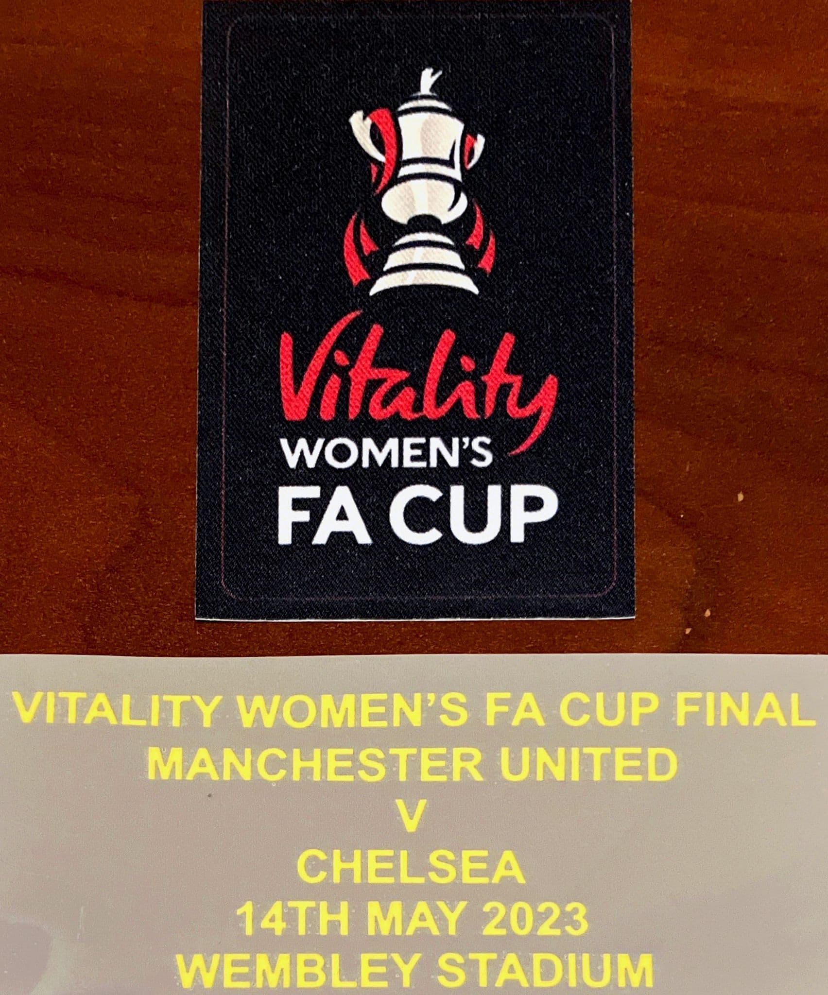 2023 Manchester United Women FA CUP FINAL Official Player Size Match