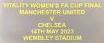2023 Manchester United(Women)FA CUP FINAL Official Player Size Match Transfer Details Football Logo