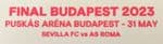 2023 Sevilla EUROPA LEAGUE FINAL Official Player Issue Size Match Transfer Details Football Logo