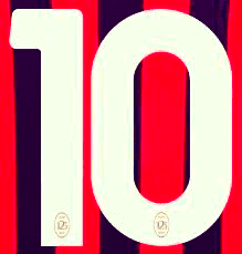 2024-25 AC Milan**125th Year Anniversary**Home Shirt Number#10 Official Player Issue Size Number