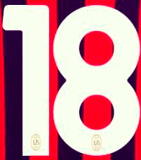 2024-25 AC Milan**125th Year Anniversary**Home Shirt Number#18 Official Player Issue Size Number