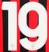 2024-25 AC Milan**125th Year Anniversary**Home Shirt Number#19 Official Player Issue Size Number